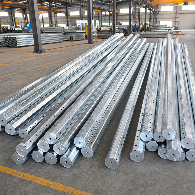 30FT 35FT 40Ft Hot Dip Galvanized Power Pole Price Electric Steel Pole