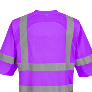 Camisa de Seguridad de Alta Visibilidad, Certificada ANSI/ISEA 107 Clase 2/3, Ropa de Trabajo Reflectante de Poliéster Resistente para Hombre - Product Image 3
