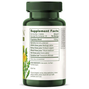 Venta caliente Power Green Multi Tablet Capsule Super Raw Green Fruit Tablet Powder Support Immune Boost Metabolism Green Tablets - Product Image 2