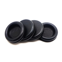 Kit d'assortiment de 125 œillets en caoutchouc ZM, œillets ronds double face, bouchons de trous solides