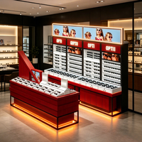 Vitrine LED à tiroirs pour lunettes, présentoir de lunettes de soleil et optiques, comptoir de magasin pour centre commercial – Vente directe usine