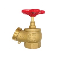 Vanne de tuyau d'incendie en laiton femelle DN50 2 pouces pour vanne d'hydrant