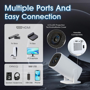 Nouveau prix bas Android 14.0 OS Smart 150ANSI Lumens LED/LCD Vidéo Mini Portable HD 720P <span class=keywords><strong>Projecteur</strong></span> pour Home Cinéma - Product Image 5