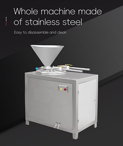 Embutidora de <span class=keywords><strong>Salchichas</strong></span> Hidráulica Automática, Máquina Comercial para Rellenar Carne, Equipo para Hacer <span class=keywords><strong>Salchichas</strong></span> de Acero Inoxidable - Product Image 5