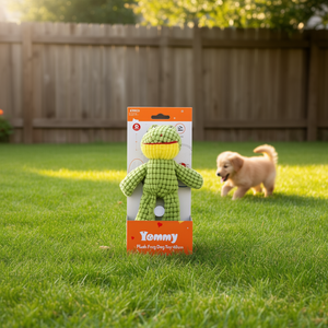 Jouet pour chien en peluche Yommy, grenouille, 40 cm, jouet interactif pour animaux de compagnie - Product Image 3
