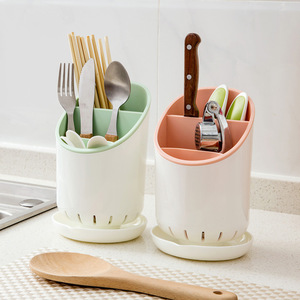 TXL649 - Escurridor Multifuncional para Cubiertos, Organizador de Cubiertos para Encimera, Caja de Almacenamiento para Cubiertos, Estantes para Guardar Cucharas y Tenedores - Product Image 2
