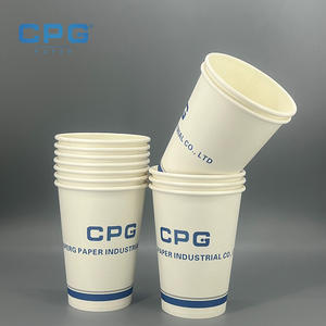 Vasos de Papel de Doble Pared Resistentes al Calor, de 12oz y 16oz, para Bebidas Calientes, Desechables, con Revestimiento de PLA y Tapas, Venta al Por Mayor Premium - Product Image 1