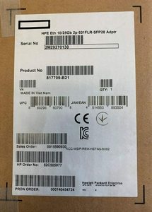 Adaptador Ethernet HPE de 2 puertos, 10/25Gb, FLR-SFP28, BCM57414, 817709-B21, 631FLR-SFP28 - Product Image 2