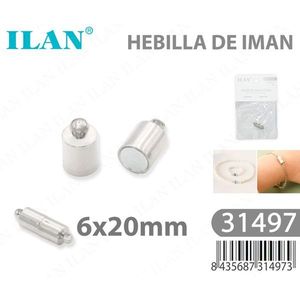 Chiusura Magnetica Ilan 6x20mm Cilindrica per Gioielli - Product Image 3