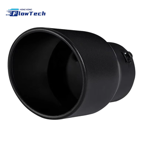 ปลายท่อไอเสีย Flow Tech Universal ขนาดปากเข้า 2.5 นิ้ว ปากออก 4.5 นิ้ว ยาว 7 นิ้ว หนา 1.5 มม. ผลิตจากสแตนเลสสตีลผิวเรียบ คุณภาพระดับมืออาชีพ รับประกัน 1 ปี - Product Image 1