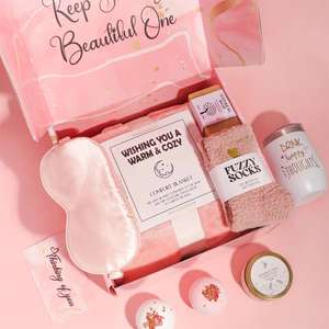 Set de Regalo de Cumpleaños Personalizado con Impresión Tipográfica, Todo en Uno, para Mujer, Regalos de Autocuidado, Disponible en Fábrica - Product Image 4