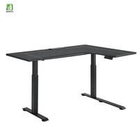 Table de bureau réglable autonome électrique en acier inoxydable de haute qualité Design ergonomique moderne Caractéristiques extensibles convertibles
