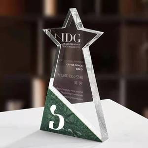 Honor bán buôn đá cẩm thạch và pha lê K9 Trophy Iceberg Shaped mô hình thể thao Laser khắc laser khắc lưu niệm tuyệt vời cho món quà - Product Image 6