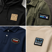 Parche de PVC Suave para Ropa, Insignia de Goma con Logotipo Personalizado para Sudadera con Capucha, Chaqueta, Camisa Polo