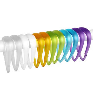 ALY HOME <span class=keywords><strong>Support</strong></span> mural incurvé moderne en fer <span class=keywords><strong>de</strong></span> luxe pour <span class=keywords><strong>tringle</strong></span> à rideaux, 25 mm, attaches personnalisées, crochets <span class=keywords><strong>de</strong></span> 12 cm <span class=keywords><strong>de</strong></span> diamètre, pour salon, fixation par <span class=keywords><strong>vis</strong></span> - Product Image 2