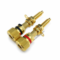 Bornes de connexion pour haut-parleurs de qualité audiophile Bevenbi, connecteurs audio rouges et noirs pour composants de système audio