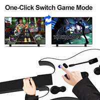 Kontroler DOYO Wireless PC/ Guitar Hero & Rock Band Terlaris dengan Dongle, Desain Ergonomis, Indikator LED & Tali