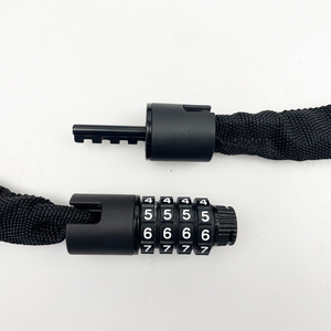 Candado de cadena <span class=keywords><strong>para</strong></span> <span class=keywords><strong>bicicleta</strong></span>, cable de acero, portátil y duradero, <span class=keywords><strong>para</strong></span> puerta de vidrio, motocicleta, casillero de gimnasio, equipo de valla, snowboard - Product Image 2