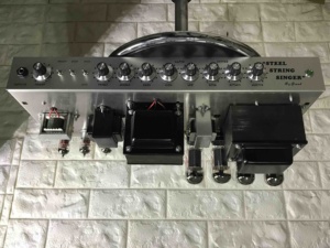 Testata Professionale per <span class=keywords><strong>Chitarra</strong></span> Valvolare 100W Dumble TONE SSS100 Steel String Singer Amplificatore a Valvole in Rosso - Product Image 6