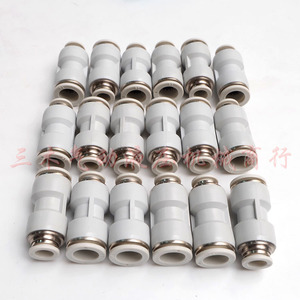 Raccord rapide pneumatique en plastique Jiangwei, réducteur droit PG 6 4 8 6 10 8 pour raccords de tuyauterie d'air - Product Image 1