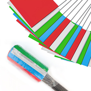 Identification de l'exploration géologique Signal de repère Signal d'irrigation Marque Rectangle Fil PVC Mât de drapeau Marquage Drapeau Fil d'acier - Product Image 1