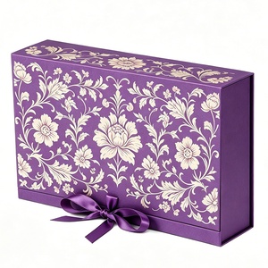Caja de Papel Cosmética <span class=keywords><strong>para</strong></span> Bolígrafos, Hecha a Mano, Personalizada con Cinta Impresa, Caja de Cartón Plegable <span class=keywords><strong>para</strong></span> Regalos de Boda, Fiestas y Días Festivos - Product Image 5