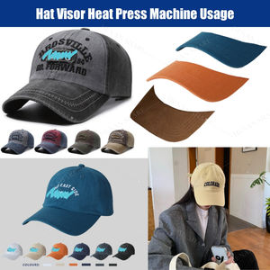 Automatico un lavoratore tappo operare ha tre testa curva curvo la visiera da baseball raffreddamento pick peak cun - Product Image 5