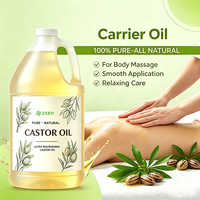 Huile de ricin multi-usage pressée à froid, naturelle, pour massage, soins de la peau, cheveux, fabrication de savon, aromathérapie, base de beauté DIY, en vrac