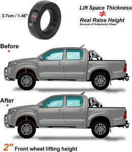 2.5 "Thang Máy Trước San Lấp Mặt Bằng <span class=keywords><strong>Kit</strong></span> đối với <span class=keywords><strong>Dodge</strong></span> <span class=keywords><strong>Ram</strong></span> 1500 2500 <span class=keywords><strong>3500</strong></span> 2WD Dakota - Product Image 4