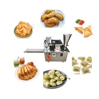 Nouvelle machine industrielle automatique de fabrication de raviolis, ligne de production commerciale d'empanadas, samosas, momos, en acier inoxydable 304, 3600 pièces/h