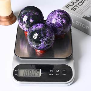 Wholesale Healing <b>Crystal</b> Spheres Dyed Purple Natural Moss Agate <b>Crystal</b> <b>Ball</b> Sphere for Decoration - Product Image 6