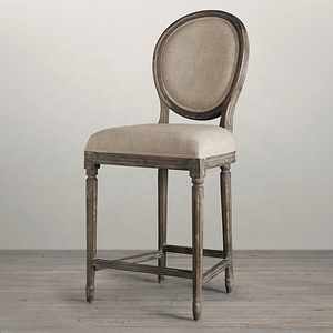 Chaises <span class=keywords><strong>de</strong></span> <span class=keywords><strong>bar</strong></span>, tabouret <span class=keywords><strong>de</strong></span> <span class=keywords><strong>bar</strong></span>, en bois <span class=keywords><strong>de</strong></span> chêne, design traditionnel français <span class=keywords><strong>Louis</strong></span>, ancien, haut <span class=keywords><strong>de</strong></span> gamme, 1 pièce - Product Image 4