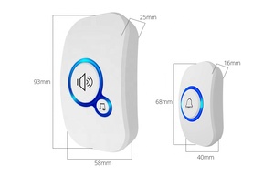 En gros Bonne Qualité Sans Fil Sonnette D'accueil <span class=keywords><strong>M557</strong></span> Pour Maison Villa Boutique Batiment Appartement - Product Image 3