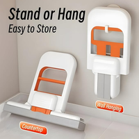 Holamopa-Mini-vadrouille portable en PP avec poignée pliable, petite éponge nettoyante pour la maison, la table et la salle de bain