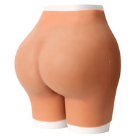 Culotte sculptante en silicone pour femme, grande taille, avec rembourrage fessier de 2,6 cm et coussinets de hanches de 2,5 cm d'épaisseur pour un volume fessier accru