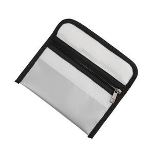 Bolsa de Almacenamiento Portátil Segura con Cierre de Cremallera, Impermeable y Resistente al Fuego, para Documentos de Viaje, para Uso en la Oficina - Product Image 4