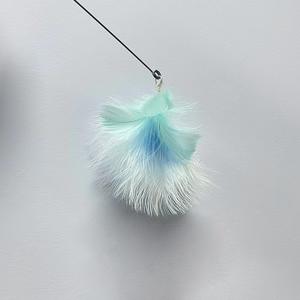 Venta al por mayor interactivo gato teaser varita gato teaser juguete con cabezas <span class=keywords><strong>de</strong></span> repuesto pájaros coloridos pluma ventosa - Product Image 5