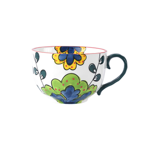 Copo de leite à mão feminino, venda quente de copo criativo de cerâmica para café da manhã à mão - Product Image 1