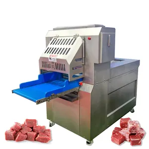 वाणिज्यिक चिकन मांस क्यूब कटर डाइसिंग मशीन क्यूब्स के लिए ताजा मांस