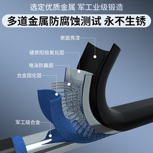 Escalera Plegable de 4 Peldaños, Reforzada, Tipo A, de Aleación, Portátil, para Interiores, con Capacidad de Carga de 150 kg - Product Image 4