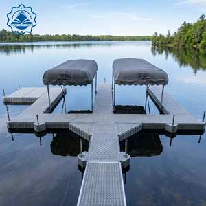 Puente Flotante de Aluminio con <span class=keywords><strong>Techo</strong></span> <span class=keywords><strong>para</strong></span> Villa, Casa Flotante o Muelle en el Lago - Product Image 4