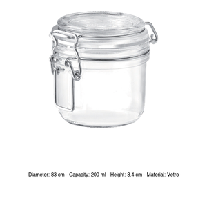 Fido Tarro de Vidrio 20 cl A 8.4 cm Ø 8 cm con Tapa Hermética Bormioli Rocco - Product Image 3