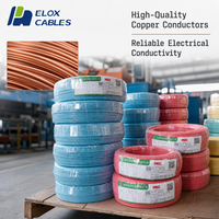 Fil électrique BV en cuivre massif isolé PVC, 600V/750V, pour applications électriques en bâtiment et usage commercial