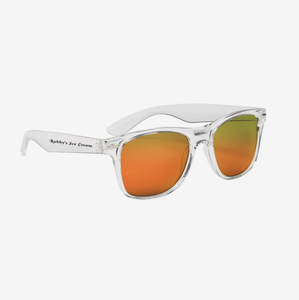 Lunettes de soleil miroir cristallines avec logo personnalisé, cadeaux promotionnels, vente en gros, luxe, OEM, personnalisées - Product Image 2