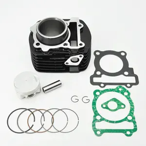 FZ16 Motorcycle Complete Cylinder Piston Gasket Kit Fits For Yamaha FZ-16 Cylinder Head 2015-2018 58mm 153CC