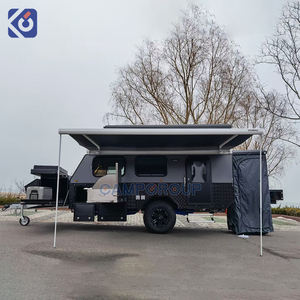 Camper Van Híbrido CAMPTRL con Laterales Rígidos, Camas Desplegables de Lona, Ligero y Fácil de Remolcar para Uso de Fin de Semana - Product Image 2