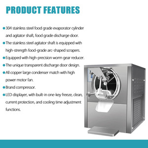 Machine <span class=keywords><strong>à</strong></span> crème glacée 38-40L/H, machine <span class=keywords><strong>à</strong></span> gelato automatique, machine <span class=keywords><strong>à</strong></span> fabriquer de la crème glacée dure, machine <span class=keywords><strong>à</strong></span> crème glacée commerciale pour les entreprises, prix - Product Image 3