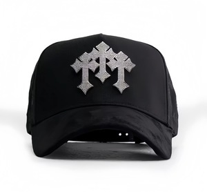 2510 Gorras de Béisbol Personalizadas al por Mayor con Logotipo, Nuevas, Lisas, Deportivas, con Letras, OEM, de Gamuza, con Cierre a Presión, Bordadas, de 5 Paneles - Product Image 2