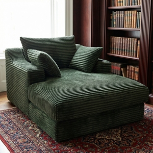 Kursi Sofa Busa Vakum Kompresi Kain Krim Model Bubble Kursi Tunggal Modern untuk Ruang Tamu Furnitur Santai - Product Image 3