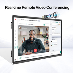 65/75/86/98/110 Inch Thông Minh LCD Hiển Thị Đa-Cảm Ứng Ngón Tay Công Nghệ Phòng Họp Kỹ Thuật Số Bảng Tương Tác Điện Tử Thông Minh - Product Image 6